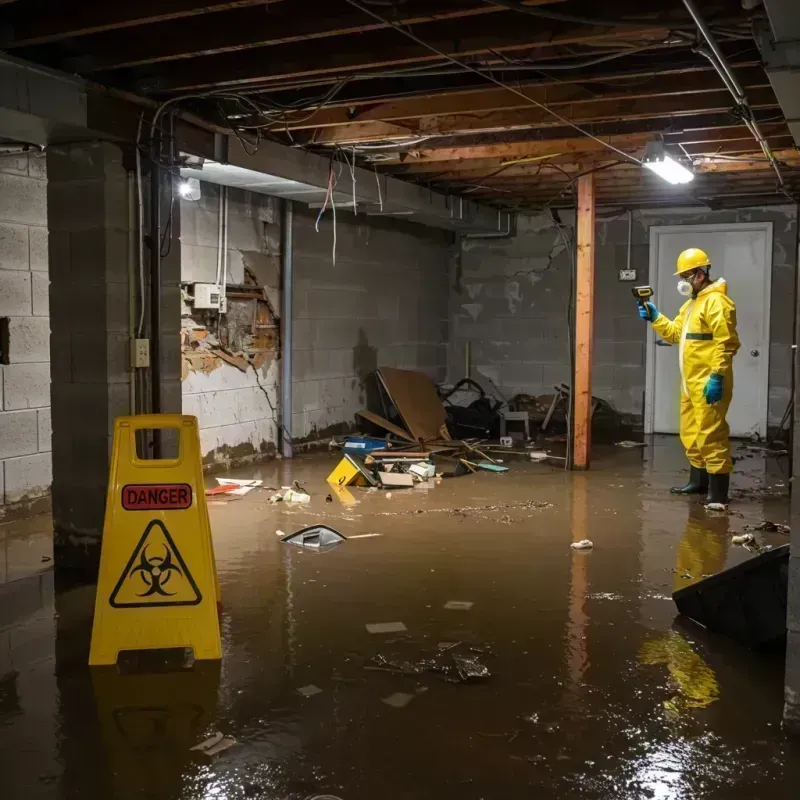 Flooded Basement Electrical Hazard in Columbine, CO Property